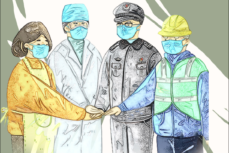 手繪長圖|甘肅戰(zhàn)“疫”故事，“硬核”之下的溫情