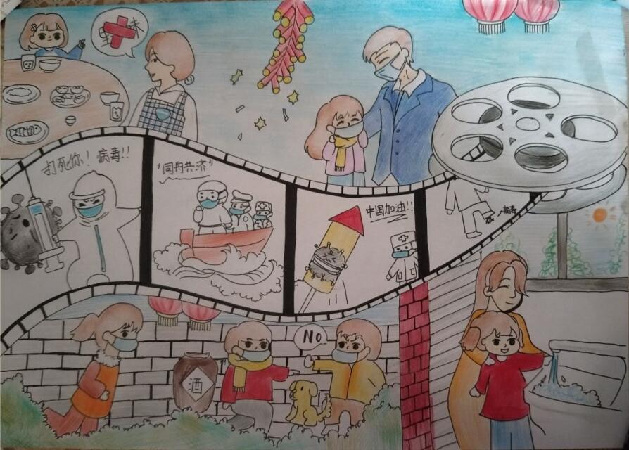 “疫情當前，孩子們有‘畫’說”作品展播（三十七）