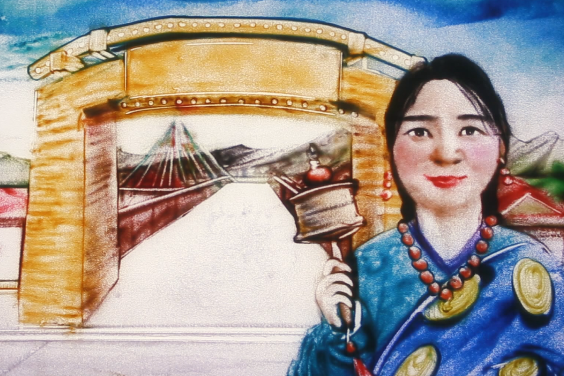 沙畫|奮力追夢！2020決戰(zhàn)脫貧攻堅(jiān)“甘肅卷”