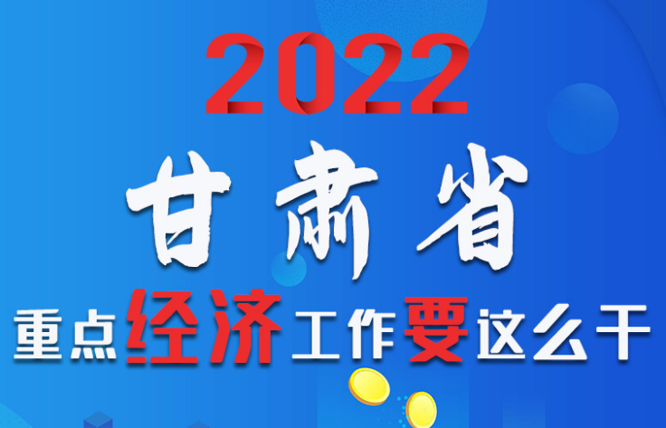 【甘快看·圖解】速覽！2022甘肅省重點經(jīng)濟工作要這么干！