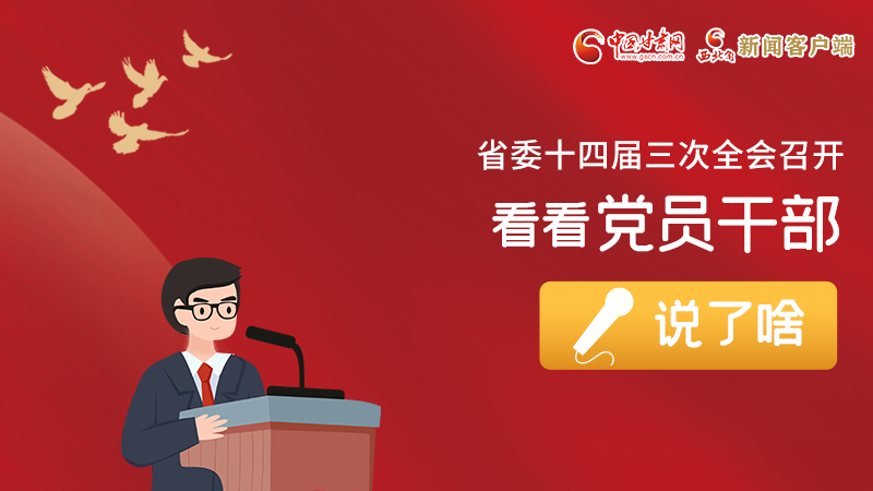 圖解|事關(guān)甘肅省委十四屆三次全會(huì)，黨員干部這么說(shuō)！