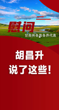 圖解|慰問(wèn)甘南州各族各界代表 胡昌升說(shuō)了這些!
