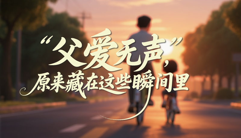 AI視頻|父愛(ài)無(wú)聲，原來(lái)藏在這些瞬間里