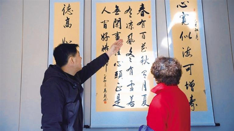 中堂一掛，房子更亮堂了